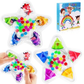 OriJoy 2PCS Color Sorting Sensory Toys for Toddlers, Color Matching Fidget Toys for Calming, Preschool Learning Montessori Toy Travel Fine Motor Skills Game for Kids Boys Girls Ages 3-5