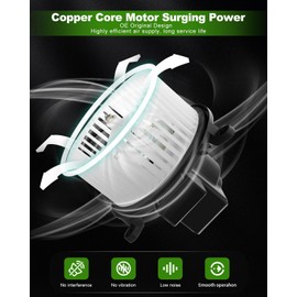 SCITOO Rear Compatible fit for AC Heater Blower Motor w/Fan HVAC Resistors Blower Motor 2001-2016 for Chrysler Town Country /2001-2007 for Dodge Caravan /2001-2016 for Dodge Grand Caravan