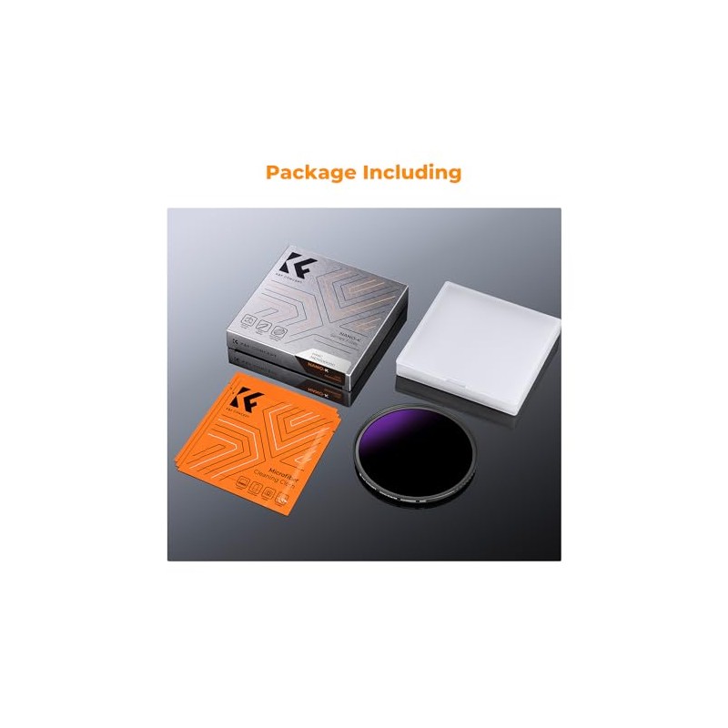 K&F Concept 49mm ND1000000 Optical Glass Filter Neutral Density 20