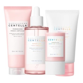 Skin1004 Madagascar Poremizing Kit Reducción Poros Dilatados Todo Tipo De Piel Día/noche