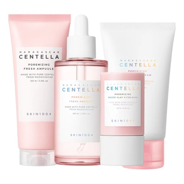 Skin1004 Madagascar Poremizing Kit Reducción Poros Dilatados Todo Tipo De