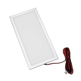 VBLED© Mini LED Panel Under-Unit Light 12 V DC / 7.5 W / 2700 K / 100 x 200 x 5 mm Ceiling Light / Grid Light / Kitchen Light Ultra Flat