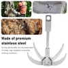 Grappling Hook with 4 Folding Claw Stainless Steel Multifunctional Outdoor