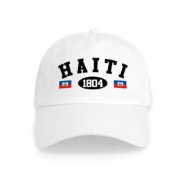 CafePress Haiti 1804 Cap Unique Adjustable Baseball Hat White