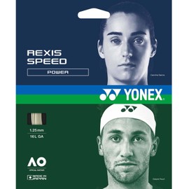 Yonex TGRSP130 Lexis Speed 130 Tennis String, White, 64.2 ft (240 m)