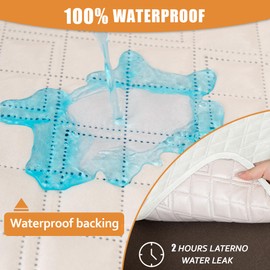 Arfntevss Waterproof Sectional Couch Covers L Shape Washable Velvet Sofa Cover for Sectional Non Slip Large Corner Slipcovers Dog 6 Pcs Universal U Shaped Furniture Protector (Cream White, XX-Large)