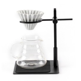 Pour Over Coffee Stand,Pour Over Coffee Maker Set,Aluminum Alloy Pour Over Coffee Station Dripper Stand Adjustable Antislip Coffee Dripper Stand