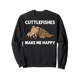 Cute Cuttlefish For Men Women Ocean Animal Lover Fish Sweatshirt