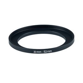SKYZHENG 30mm to 52mm Step up Ring Filter Adapter Metal Ring Step up Rings Adapter Filter Compatible with All 52mm UV,CPL,ND,Lens Hood,Threaded Lens ect (30mm to 52mm)
