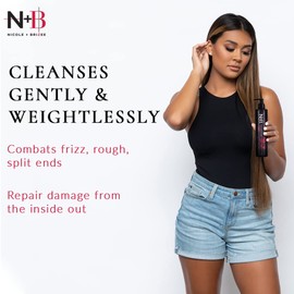 Nicole + Brizee N+B Core Collection | Paraben-Free | For All Hair Types and Textures | Strengthens and Hydrates | Made in the USA (Shampoo 10oz)