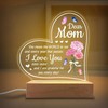 QOCNAM 3D Night Light With Engraved Wooden Base - Unique