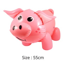 Lizzy Inflatable Pool Fun Beach Reusable Blow Up Animal Toy Fancy Dress Photo Prop Summer Birthday Party Decorations for Adults Kids