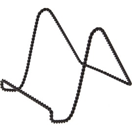 Bard's Twisted Black Wire Stand, 6" H x 5.5" W x 8" D