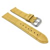 Bandini 14mm Womens Italian Leather Watch Band Strap - Yellow