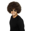 Smiffys 70's Funky Afro Wig - Brown(Size: One size)
