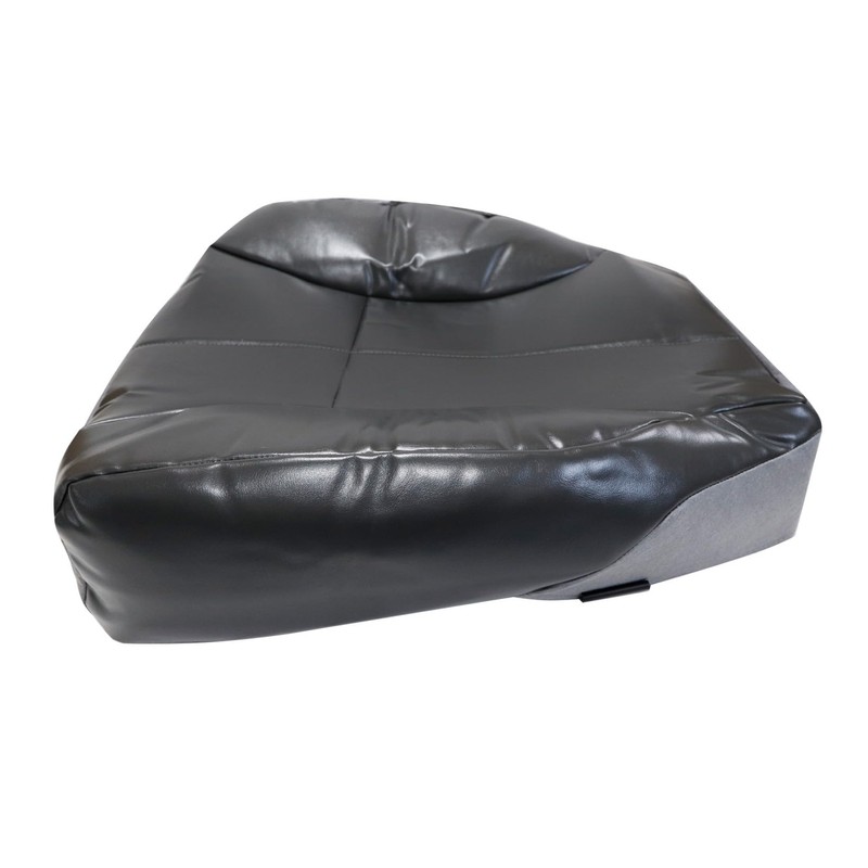 NLQR Replacement Driver Bottom Seat Cover Microfiber Leather Dark Gray
