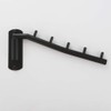 JQK Folding Clothes Hanger Rack, Stainless Steel Swing Arm Hook