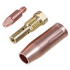 MIG030-60, 50-pcs .030” Tips, 5-pcs Gas Nozzles, 5-pcs Gas Diffusers