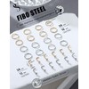 28PCS 20G Hypoallergenic Nose Rings Hoops Studs - 316L Stainless