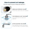 6-Pack Valve Stem Extenders, Mellbree 45 Degree 90 Degree 135