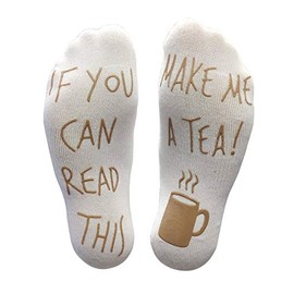 Vinsani 'If You Can Read This Make Me A Tea!' Funny Socks For Those People That Love Tea