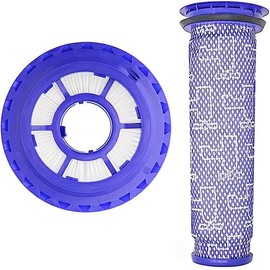 SCREENTRONICS Pre & Post Motor HEPA Filter Compatible Replacement for Dyson DC41 DC65 DC66 UP13 UP20 Animal Multi Floor and Ball Vacuum Cleaner Part # 920769-01, 920640-01