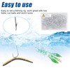 Octopus Beak Hooks, 60pcs Saltwater Circle Fishing Hooks Beak Offset