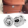 Boat Locking Hatch Latch, Flush Pull Slam Latch, Round Pull