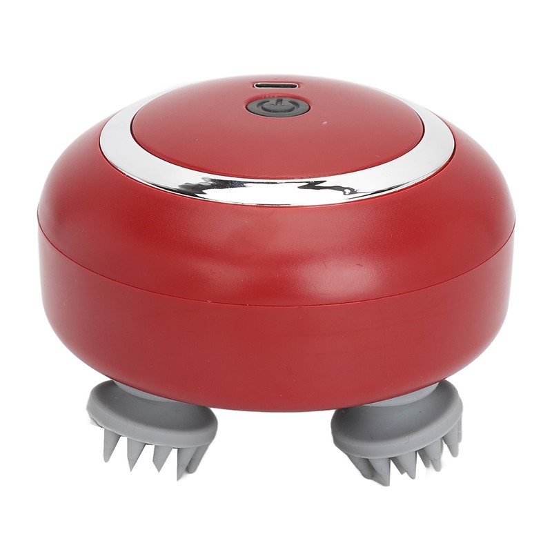 Electronic Head Scalp Massager Kneading Vibration Multi Functional Handheld Hair