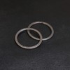 TUNUKE Ti Titanium Ring, Keychain, Key Ring, Key Hook, Carabiner,