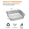 sourcing map 20pcs Aluminum Foil Pie Pans 8.07" Square Disposable