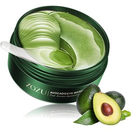 Mascarilla De Ojos De Aguacate(60 Unidades) Parches Para Ojeras E Hinchazón, Mascarilla Hidratante Y Nutritiva Para El Contorno De Ojos, Hidrata Y Mejora La Sequedad De La Piel Del Contorno