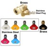 M MINGLE Pressure Washer Accessories Kit, 7 Power Washer Nozzle