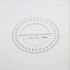 360 Degree Protractor, Plastic Protractor Math Protractors Clear Protractor Ruler