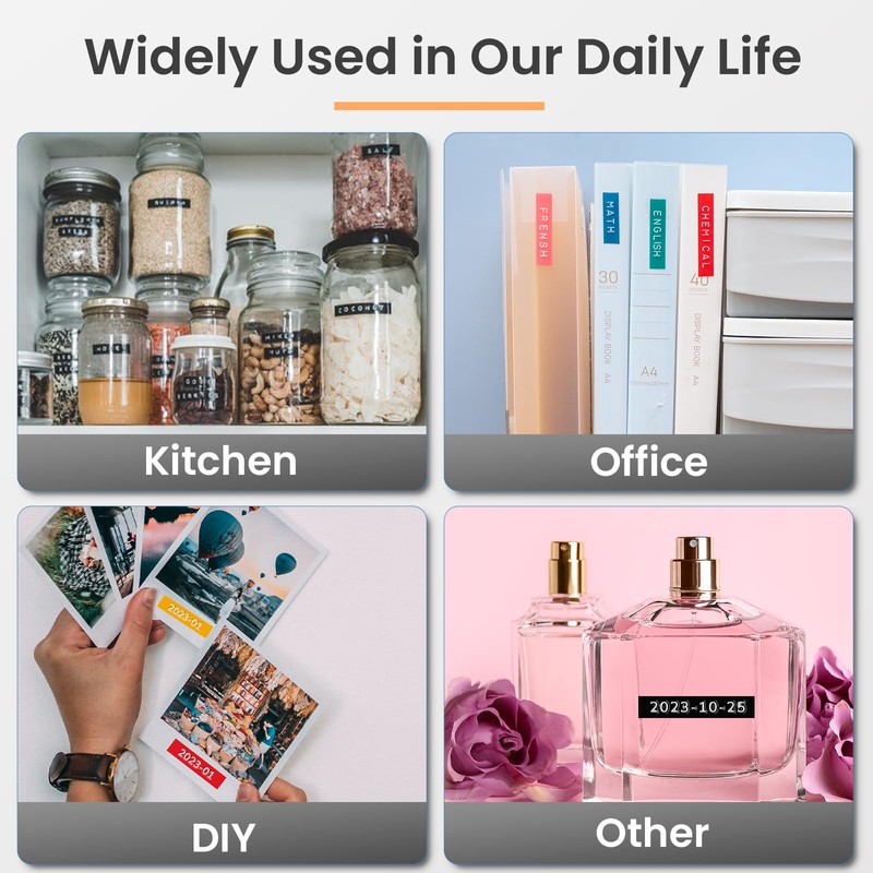 Phomemo Labelling Machine, 3D Embossing Machine E975, Portable Labelling Device,