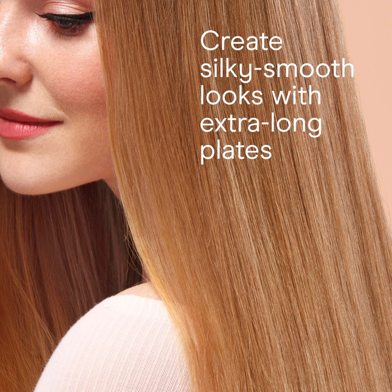 INFINITI PRO CONAIR Rose Gold Ceramic Flat Iron Hair Straightener,