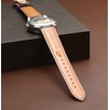Moran Quick Release Leather Watch Bands Deployment Butterfly Buckle Calfskin