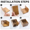 Copper Foil Tape Dispenser with Adjustable Dividers Wooden Stained Glass