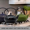 84.6oz/2500ml Large and Heavy Cast Iron Tea Kettle for 5