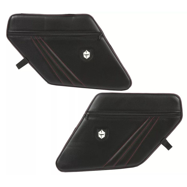 Pro Armor Traditional Door Knee Pad Storage Set Red Polaris