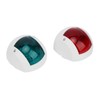 Pair of Signal Lamp Spherical Red Green LED Waterproof Boat