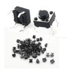 DAOKI 100Pcs Tact Button Switch 6x6x4.3mm 6 * 6 *
