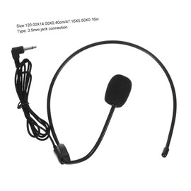 TEHAUX 4pcs Wired Headset Microphone for Presentations Durable and Comfortable Design for Singing and Voice Amplification Compatible with Audio Devices