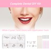 YAFIYGI Teeth Gems Kit with Crystals Silver Diamantes Para Dientes