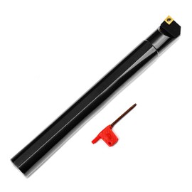 OSCARBIDE 1-1/2"x14" Indexable Boring Bar,1-1/2" Shank, 14" Overall Length, Right-Hand SCLCR, Carbide Insert CCMT432 (CCMT120408), S24U-SCLCR4, 1 Piece