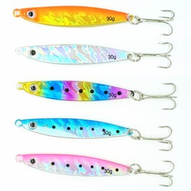 Glory Fish LU-049 Metal Jig Mobile Jig Set 1.1 oz (30 g) x 5 Colors