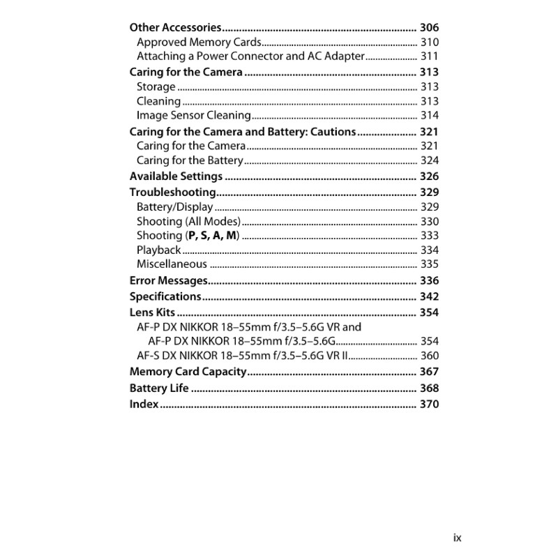 Nikon D3300 — User Reference Manual Guide — 395 Pages