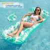 Jasonwell Inflatable Pool Float Lounge - 2 Pack Floaties Rafts