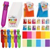 TaoBary 24 Sets Back to School Supplies Includes 24 Notebooks 24 Click Pens 24 Take Notes Gift Cards and 24 Drawstring Organza Bags for Back to School Party Favors Classroom Goodie Stuffer Gift