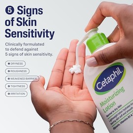 Body Moisturizer by CETAPHIL, Hydrating Moisturizing Lotion for All Skin Types, Suitable for Sensitive Skin, NEW 20 oz, Fragrance Free, Hypoallergenic, Non-Comedogenic